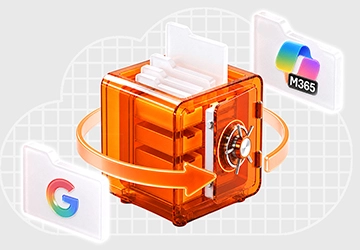 Protect Cloud File, Google Workspace, and Microsoft 365 data from your NAS device