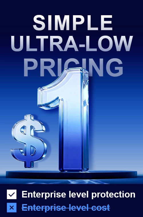 Ahsay provides simple ultra-low pricing of $1 for enterprise-level protection without the enterprise cost