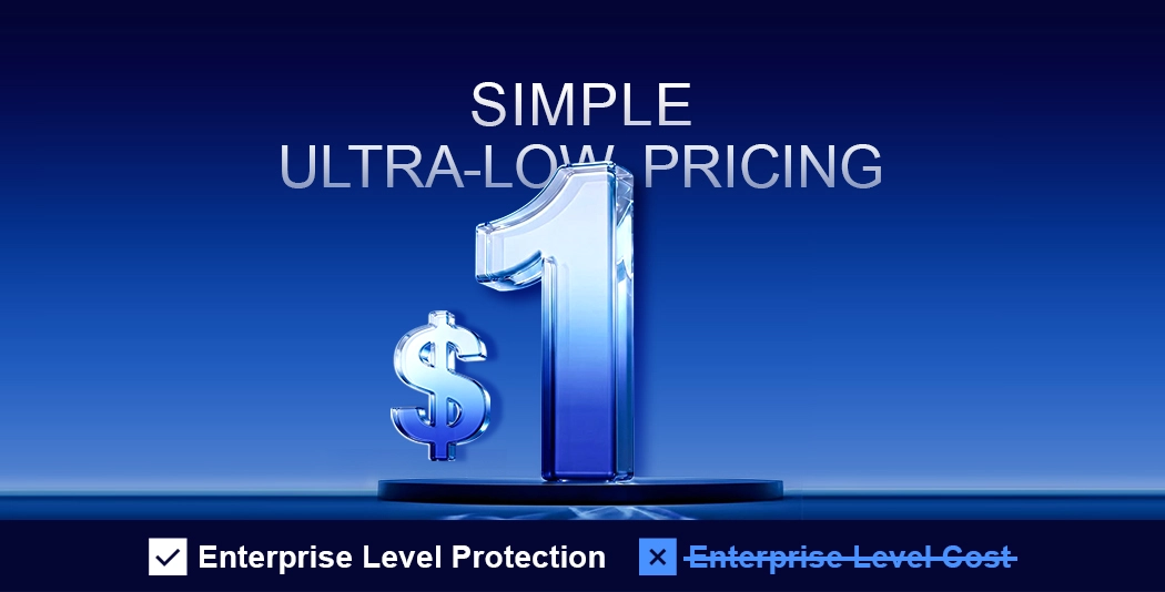 Ahsay provides simple ultra-low pricing of $1 for enterprise-level protection without the enterprise cost