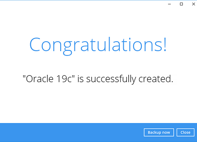 Backup Oracle
