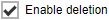 Delete enabled