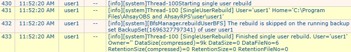 Single User Rebuild