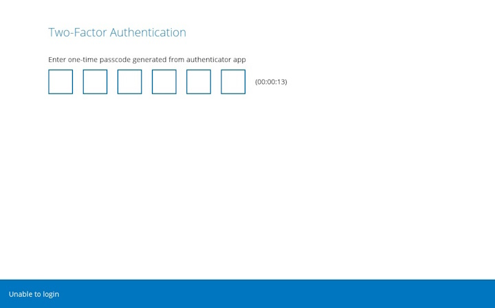 Authentication Recovery Procedure