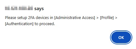 Error message