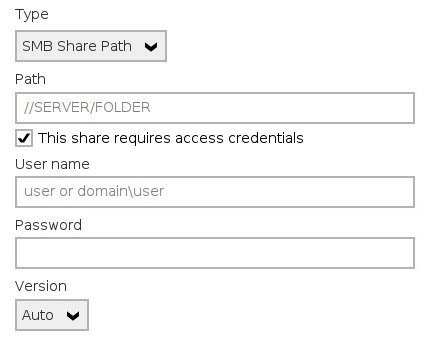 SMB Share Path