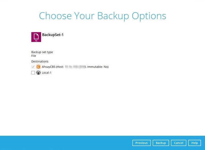 Backup