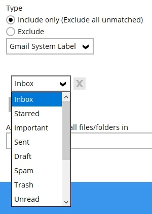 Gmail System Label