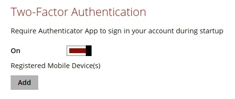 Two-Factor Authentication