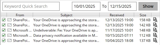 Keyword Quick Search