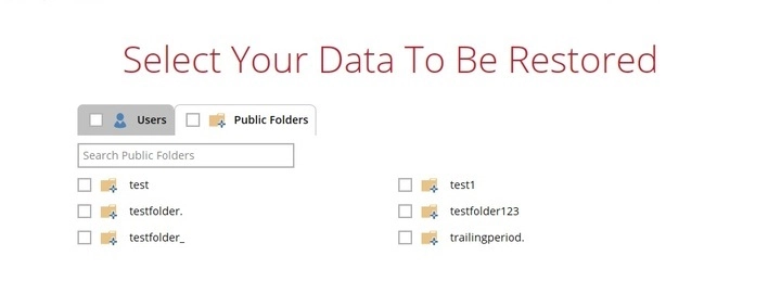 Restore Public Folder