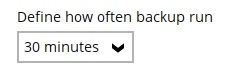 Continuous Backup