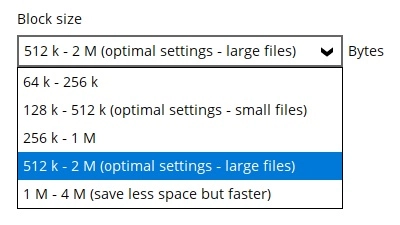 Block Size