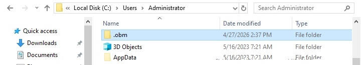 .obm folder