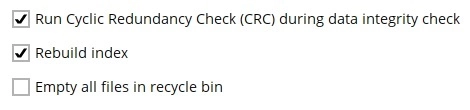 Data Integrity Check