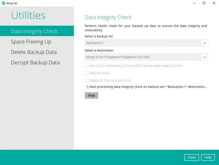 Data Integrity Check