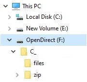 Mounted Drive