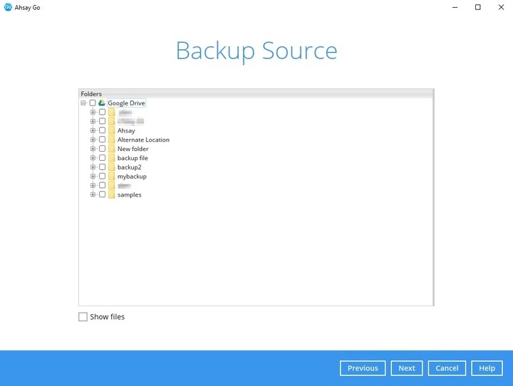 Backup Source