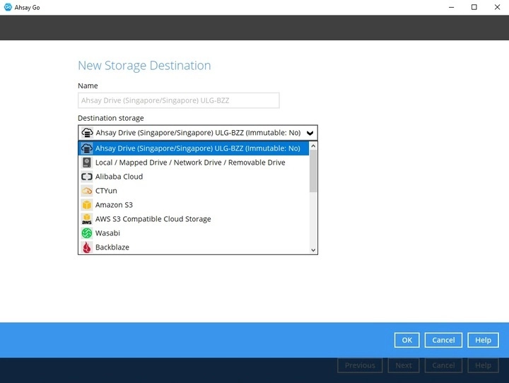 Destination Storage