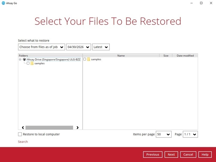 Select Files