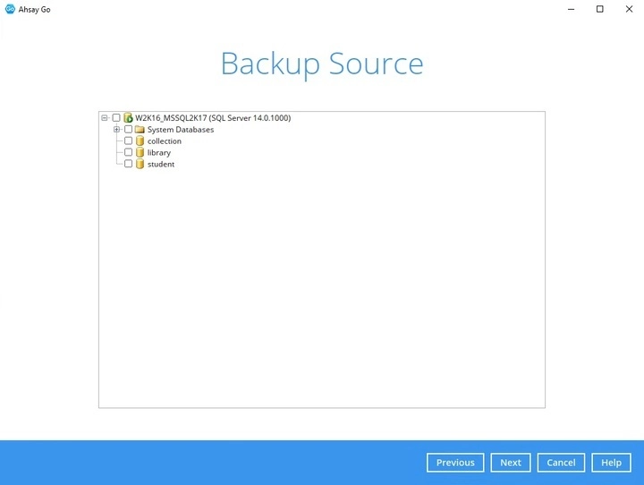 Backup Source