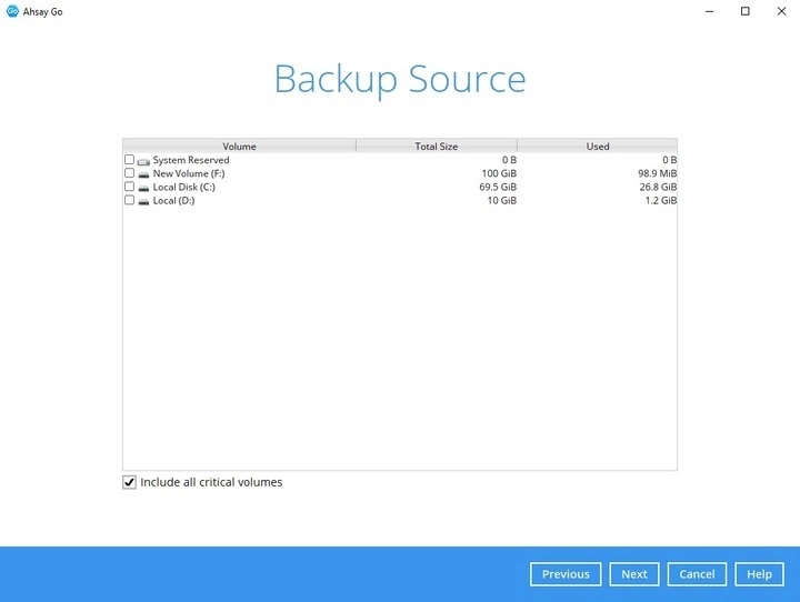 Backup Source