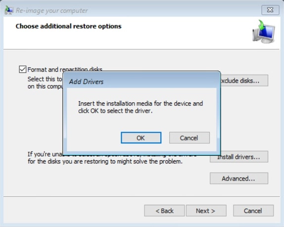 Install drivers