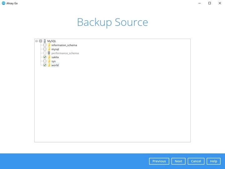 Backup Source