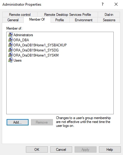 User Account Permission