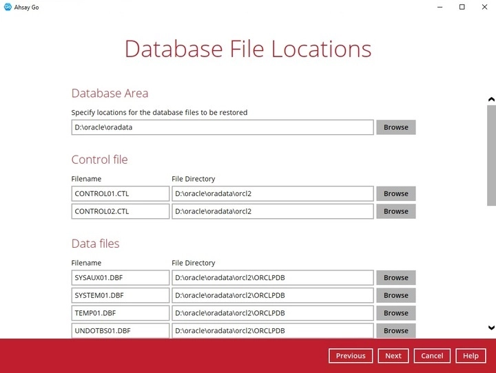 Database File Locations