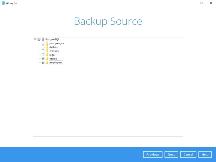 Backup Source