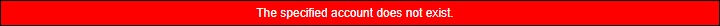 Error message